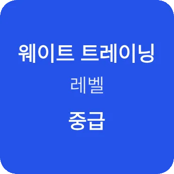 웨이트 레벨 타일